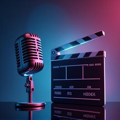 Image representing video and audio production